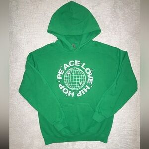NWOT PEACE LOVE HIPHOP Hoodie